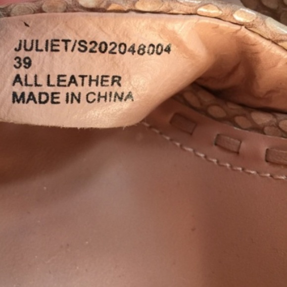 ALICE + OLIVIA // ltd ed nude python leather platform sculpted wedge heels - Picture 4 of 8